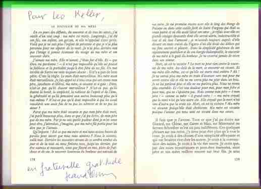 JEAN D ORMESSON LE SOUVENIR DE MA MERE